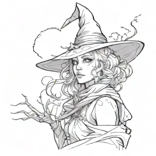 Beautiful Witch Girl