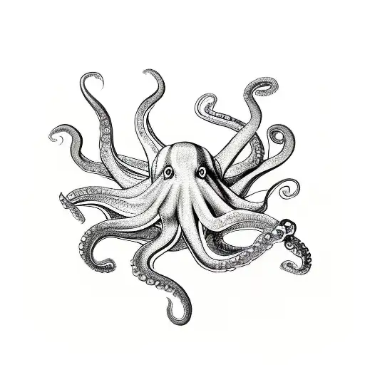 Octopus Made Out Of Playing Cards