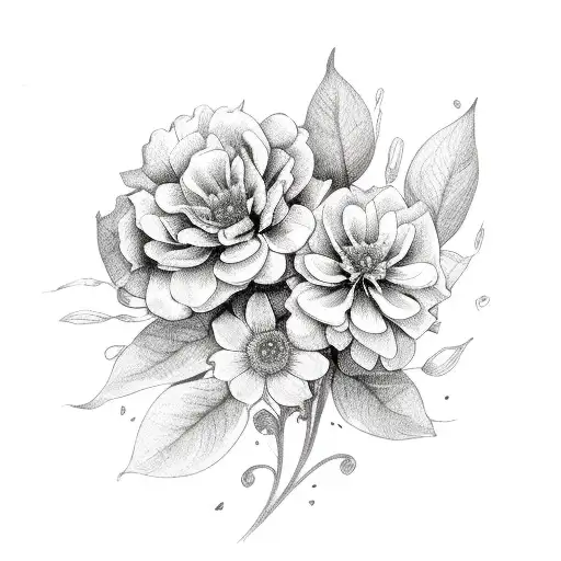 Flower Bouquet May And August Birth Flowers