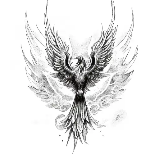 A Phoenix With The Letter Ets And Kfg Incorporated