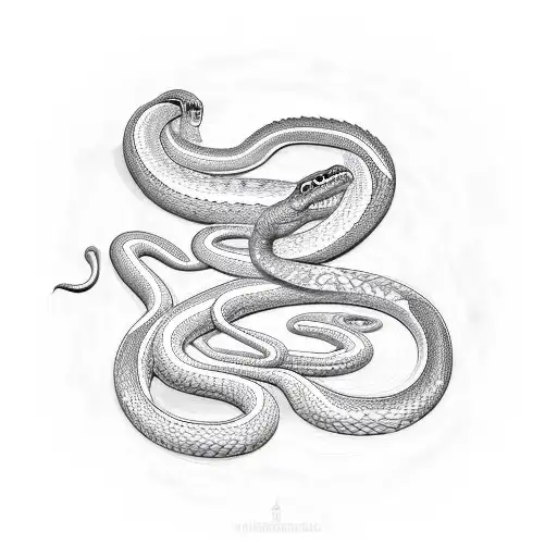 A Snake Slithering Through A World Map With Musical Notes