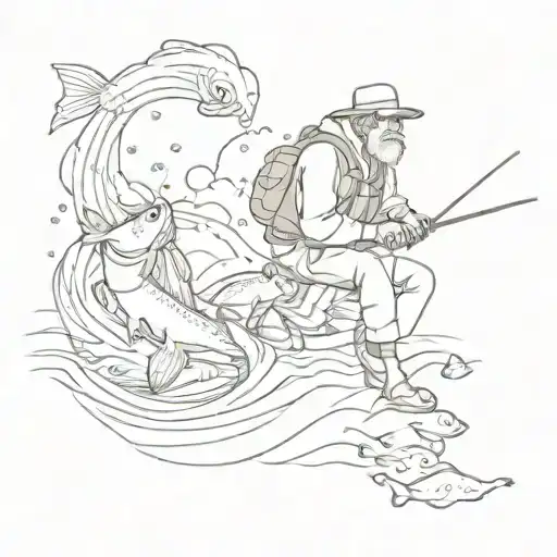 Father In Heaven Loved Fishing And The Sea