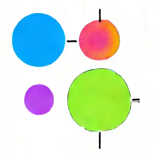 A Group Of Colorful Circles
