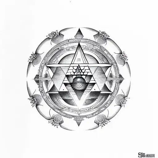 Sriyantra Tattoo Mandala Forearm Ganesh Buddha