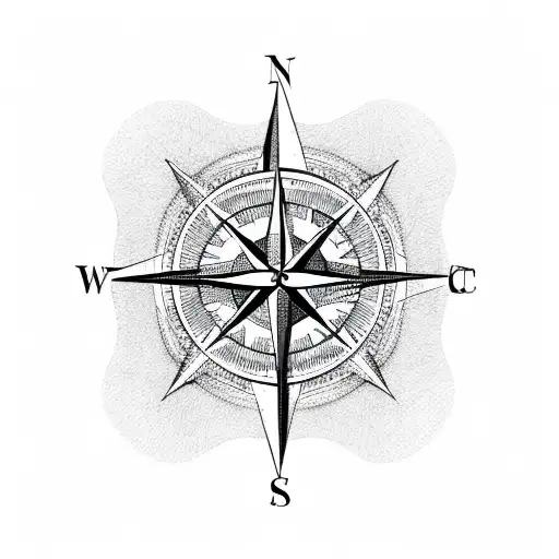 Compass With Carnation & Snowdrop