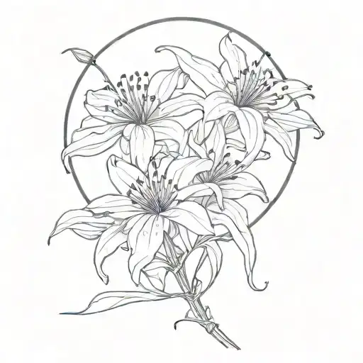 Red Spider Lily Intertwining The Moon