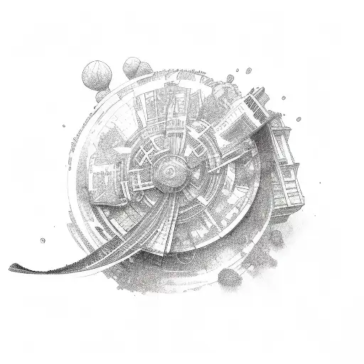 Moving Boxes With A Journey Line