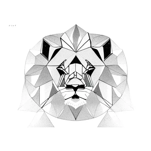 Lion In A Triangle