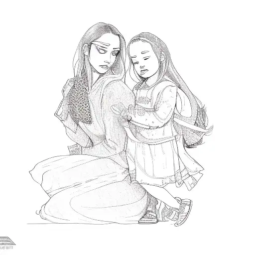 A Mother And Daughter