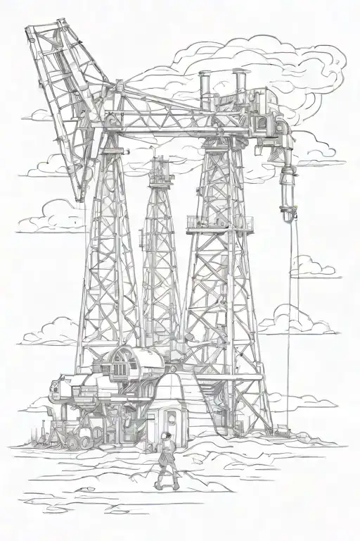 Oil Field And Western Style