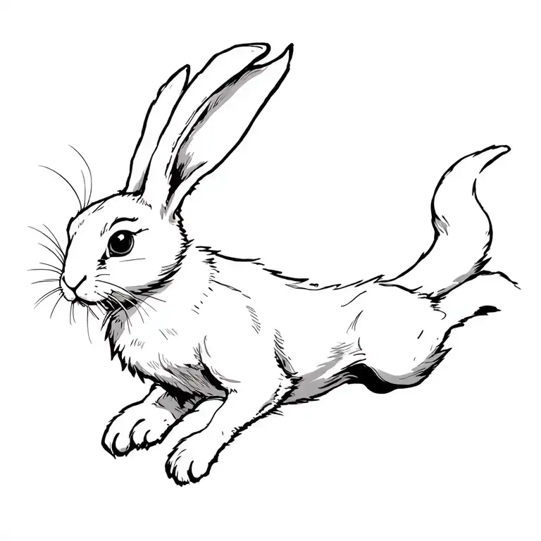 Quick Rabbit Leaping Across