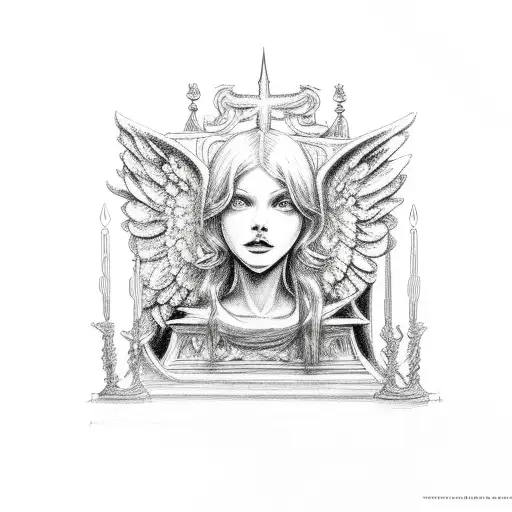 Angel On Throne