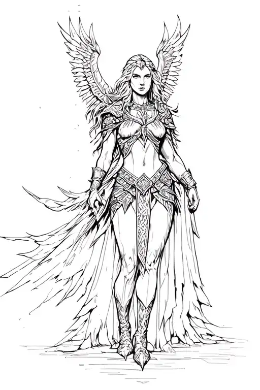 Valkyrie Standing Proudly