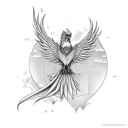 Phoenix With Broken Heart Reborn
