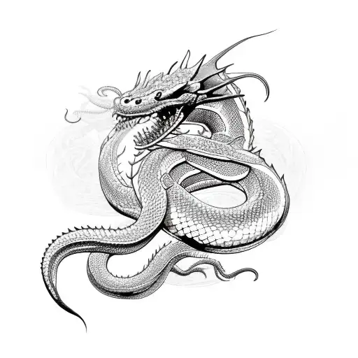 Snake Dragon Flower Dead