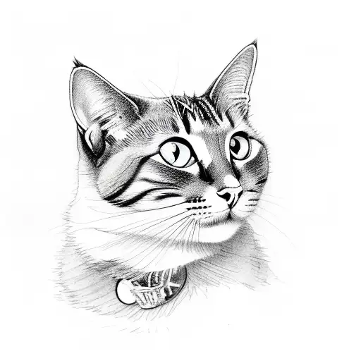 The Cat Can Look At The King