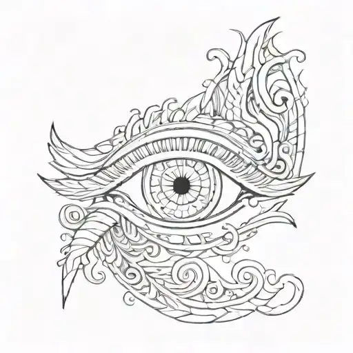 Scorpio Symbol Morph Ing Into Eye Of Horus Eye