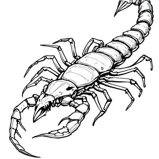 Scorpion With Mechanical Tools