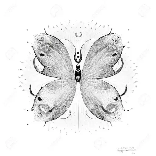 Sun With Butterflies