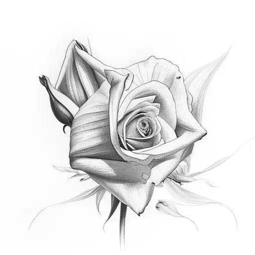 Wrist Wrist Wraparound Tattoo Rose And Daffodil