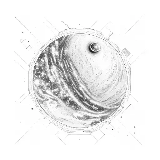 Galaxy Coming Out Of Human