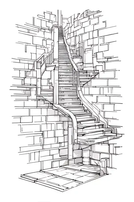 Mc Escher Stairs