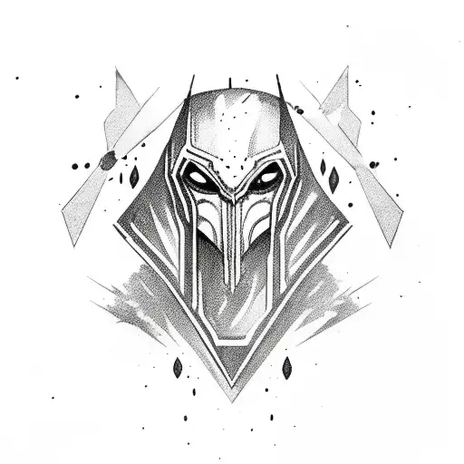 Red Hood Logo With Blood Dripping Off