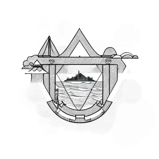 New Jersey Outline With Beach