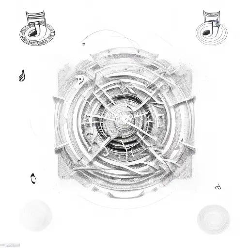 Cyclone With Music Symbols