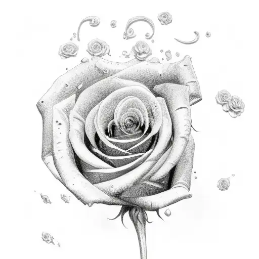 Dr Pepper Can With Rose Put Into It