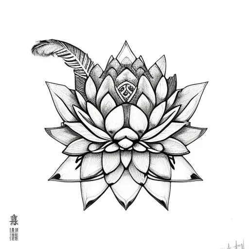 Big Feather And Small Lotus