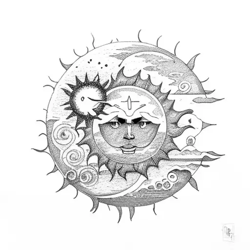 Sun And Moon Romantic