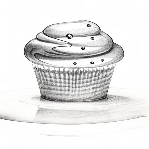 Cupcake On Fishing Pole