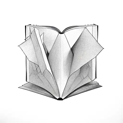 Open Book With Fairy's And Magic Coming Out From The Book