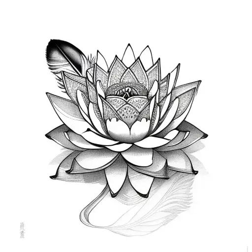 Feather And Lotus
