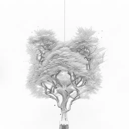 Illustrate A Math Equation Intertwined With Branches Of A Tree