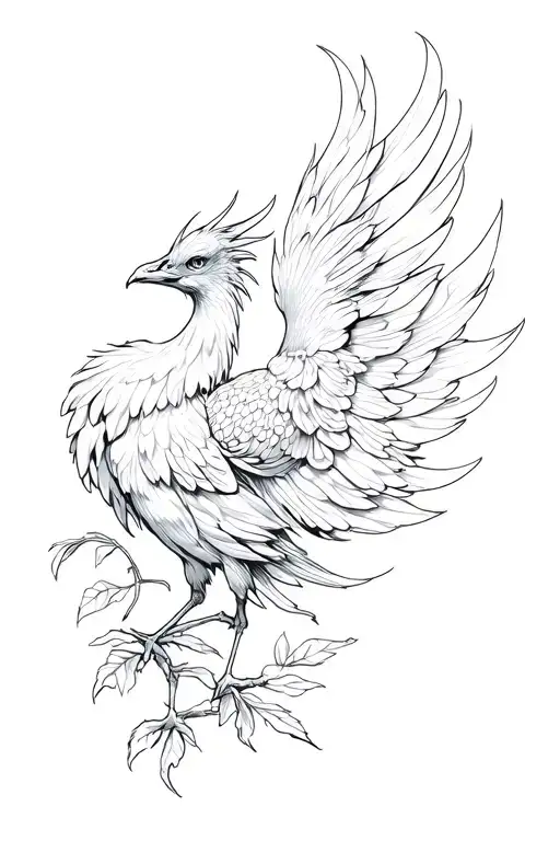 Cherry Flower Phoenix