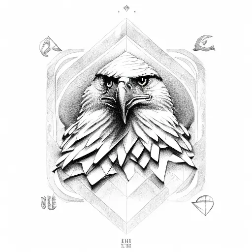 Eagle On Libra Zodiac