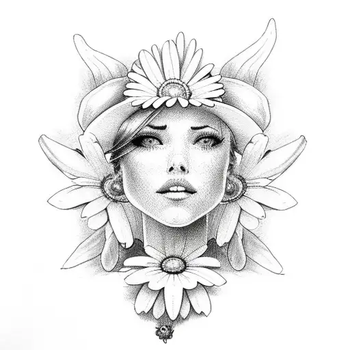 Cowgirl Boot With Daisy