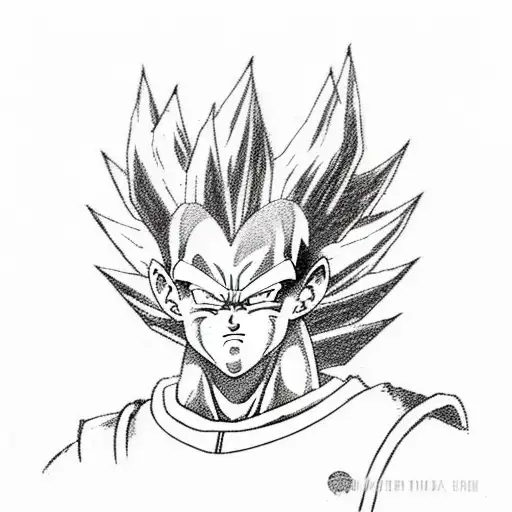 Vegeta Wearing Samurai Armor