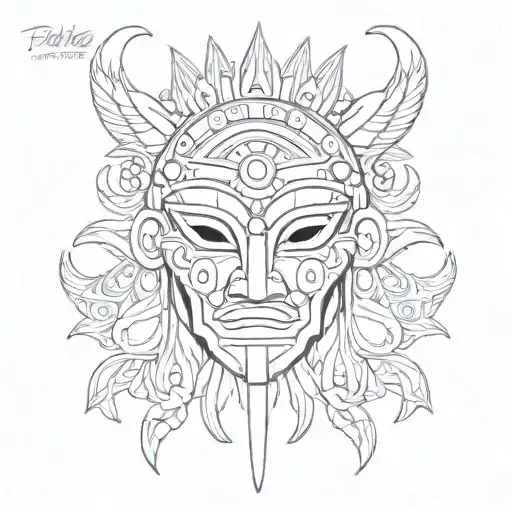 Filipino Bakunawa Mask