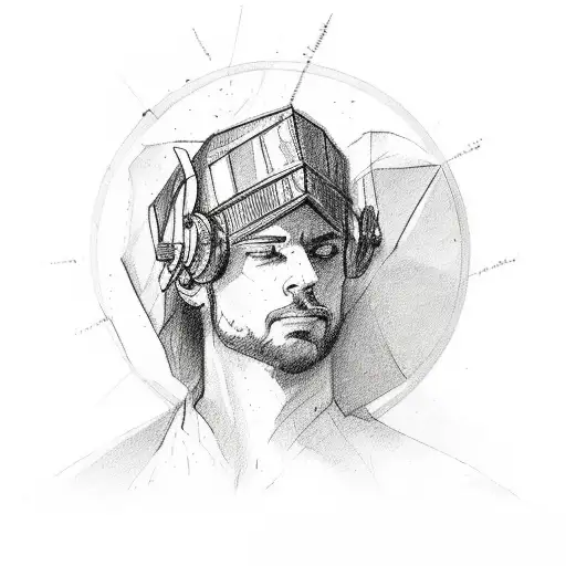 Combine A Stoic Quote With A Sketch Of A Serene Landscape