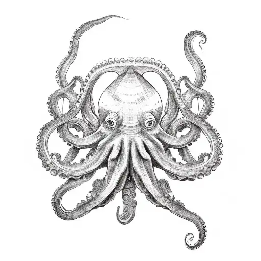 Octopus Beast Around Anchor