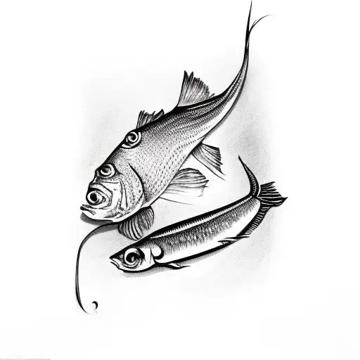 Fish Hook With A Fish In It