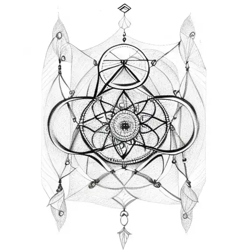 Infinity Symbol And Dream Catcher