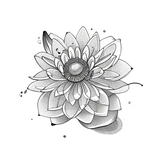 Honeysuckle And Lotus Bouquet