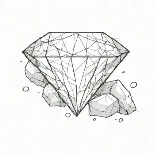 Diamond Coming Out Of A Rock Potential