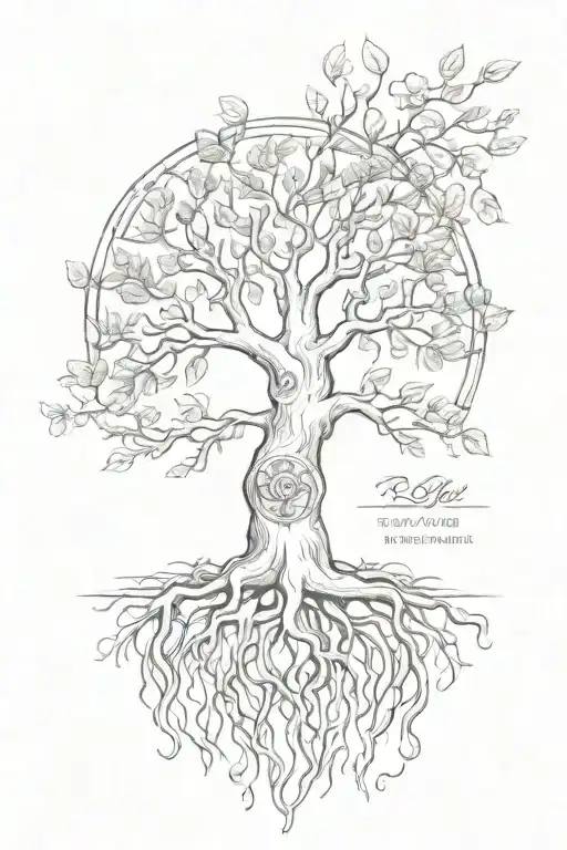 Tree Of Life And Root
