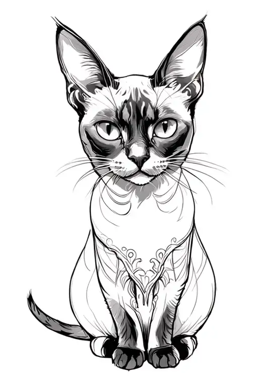 Evil Queen Siamese Cat