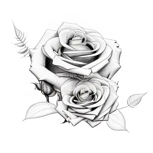 Roses And Time Clock